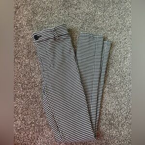 Garage High Rise Gingham Pants Skinny XS
